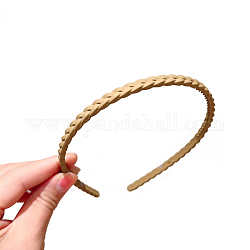 Harz geflochtene dünne Haarbänder, Kunststoff mit Zähnen Haarschmuck für Frauen, Mokassin, 120 mm