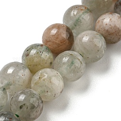 Chapelets de perles de quartz naturel, ronde, 6mm, Trou: 1mm, Environ 65 pcs/chapelet, 15.43'' (39.2 cm)