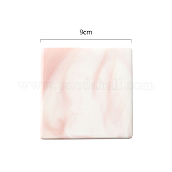 Esteras de sello de cera de porcelana, para sello de cera, cuadrado, rosa brumosa, 90x5mm
