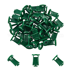 Пластиковый крюк для теплицы, вешалка для цветов, инструмент для подвешивания гаджетов для теплицы, темно-зеленый, 30x20 мм