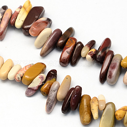 Natural Mookaite Stone Bead Strands, Chip, 13~22x6~9x4~9mm, Hole: 1mm, about 60pcs/strand, 15.7inch