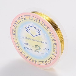 銅製ワイヤー  ニッケルフリー  ゴールド  32ゲージ  0.2mm  約35m /ロール