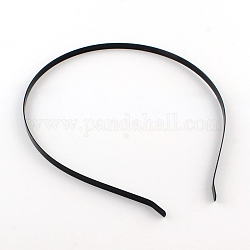 Accesorios para el cabello electroforesis fornituras de la banda de pelo de hierro, negro, 115mm
