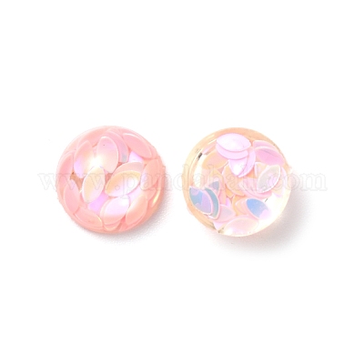 Cabochon in resina trasparente&nbsp;RESI-WH0027-11H-1