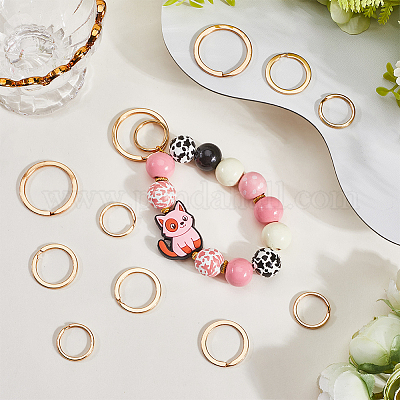 30 шт. 3 стиля железных разъемных колец&nbsp;IFIN-SP0001-19KCG-1