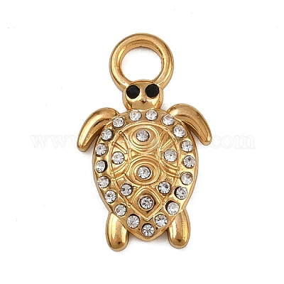 Нержавеющая сталь 304 с подвесками из стразов&nbsp;LS-STAS-G363-06G-1