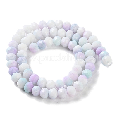 Стеклянные бусины с гальваническим покрытием  LAMP-S068-02C-1