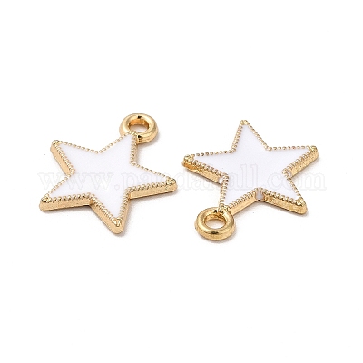 Подвески из эмали и сплава ENAM-C005-01G-1