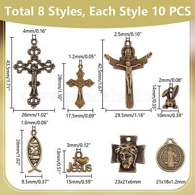 8 стиль подвески из сплава в тибетском стиле&nbsp;FIND-PH0018-76-1