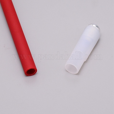 Пластиковая ручка с дном из сплава AJEW-WH0239-83A-1