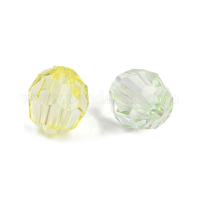 Прозрачные акриловые бусины&nbsp;OACR-Q015-01A-1