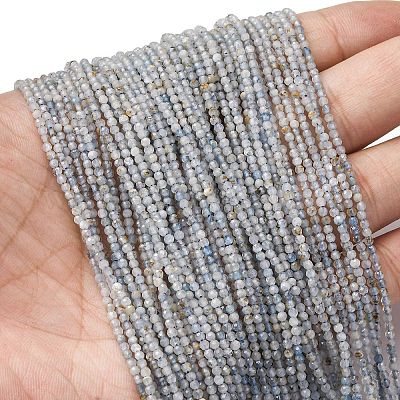 Природные Аквамарин бисер нитей&nbsp;G-RM2025-A46-2mm-B-1