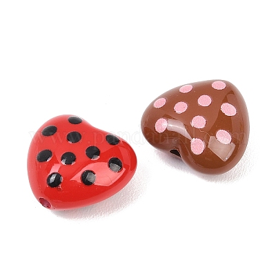 Выпечка краски акриловые бусины&nbsp;OACR-A045-02-1