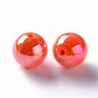 Непрозрачные акриловые бусины MACR-S370-D20mm-M2-1