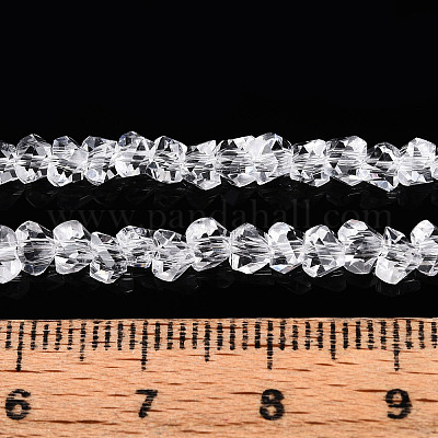 Прозрачные стеклянные бусины&nbsp;LS-GLAA-N018-4mm-09-1