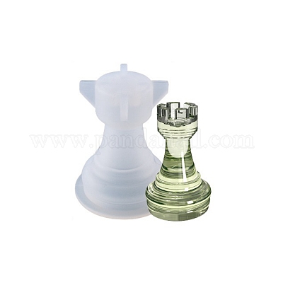 Chess Resin Mold Handmade Non-stick Chess Piece Mold Chess Board Silicone  Mold