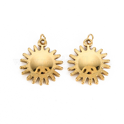 Оправы для подвесок из нержавеющей стали 304 в виде кабошонов STAS-S116-253G-1