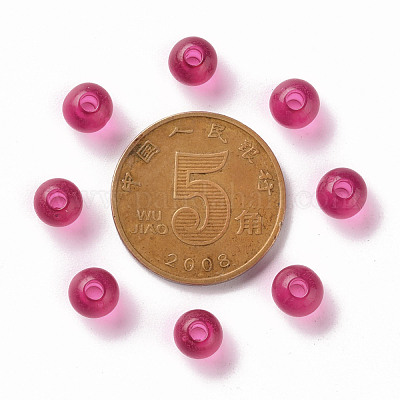 Прозрачные акриловые бусины&nbsp;MACR-S370-A6mm-706-1