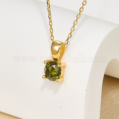 Серебряное геометрическое ожерелье с разноцветными цирконами s925 BI6349-7-1