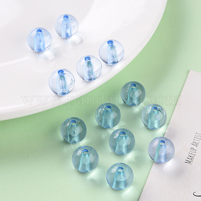 Прозрачные акриловые бусины MACR-S370-A12mm-749-1