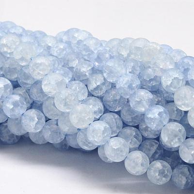 Chapelets de perles en quartz craquelé synthétique&nbsp;CCG-K002-8mm-05-1