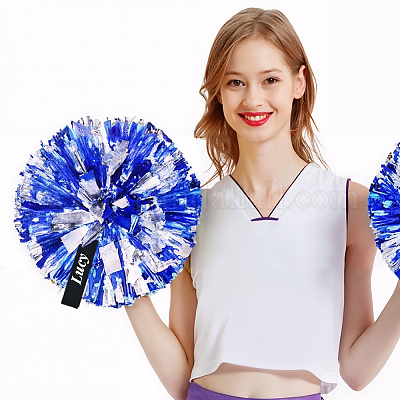 24 шт. полиэстеровые помпоны для болельщиков&nbsp;FIND-CN0002-33A-1