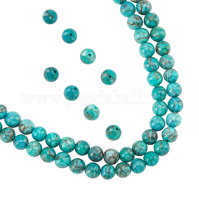 Wholesale NBEADS About 124 Pcs Natural African Turquoise Beads Strands 
