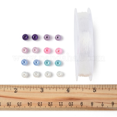 Наборы для изготовления браслетов из круглых бусин своими руками DIY-FS0008-87-1