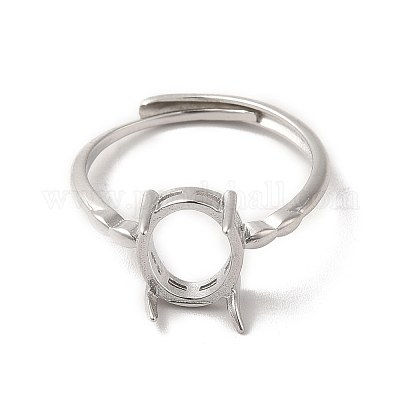 Регулируемые настройки для колец-солитеров из латуни&nbsp;LS-KK-C022-02P-1