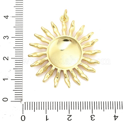 Латунь эмаль подвески&nbsp;KK-H527-35G-01-1