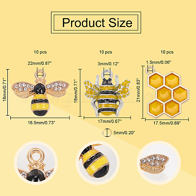 Подвески из эмали и сплава&nbsp;ENAM-PH0001-34-1