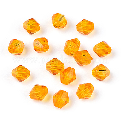 Прозрачные акриловые бусины&nbsp;X1-TACR-S146-4mm-11-1