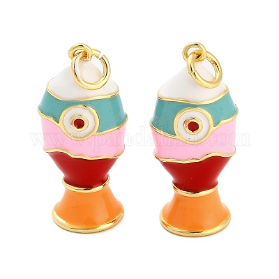 Латунь эмаль подвески&nbsp;KK-H527-05B-G01-1