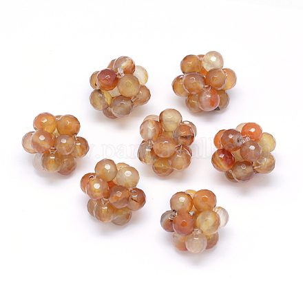 Natürliche Achat Perlen G-L483-01-1