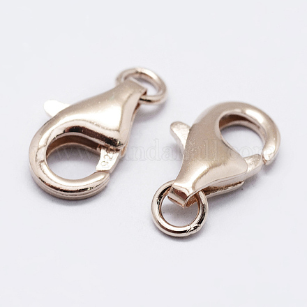925 Sterling Silver Lobster Claw Clasps STER-K167-074E-RG-1