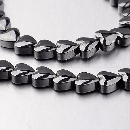 Non-magnetic Synthetic Hematite Bead Strands G-F300-22A-09-1