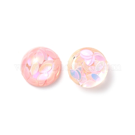 Cabochon in resina trasparente&nbsp;RESI-WH0027-11H-1