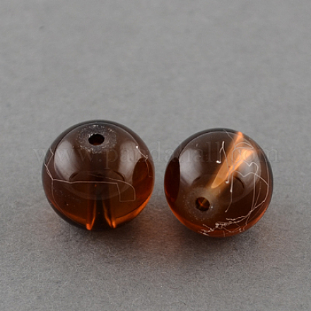 Chapelets de perles en verre transparent drawbench X-GLAD-Q012-10mm-21-1