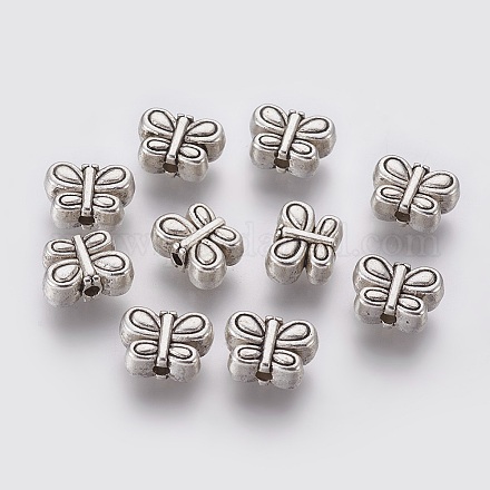 Perles en alliage de style tibétain X-TIBEB-6715-AS-R-1