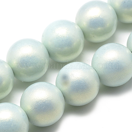 Perlas de realce pintadas con spray acrílico opaco X-ACRP-Q024-8mm-G01-1