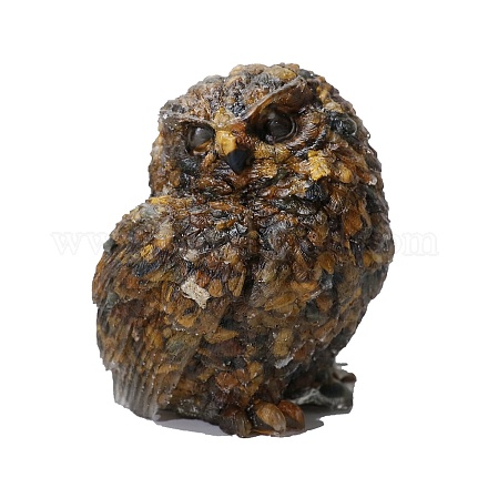Украшение дисплея совы из смолы&nbsp;PW-WG10820-05-1