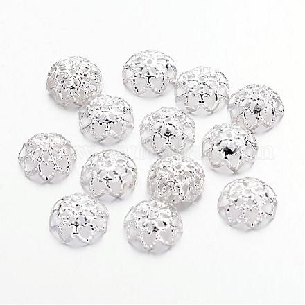 Ausgefallene Perlenkappen aus Eisen X-IFIN-ZX1173-S-1