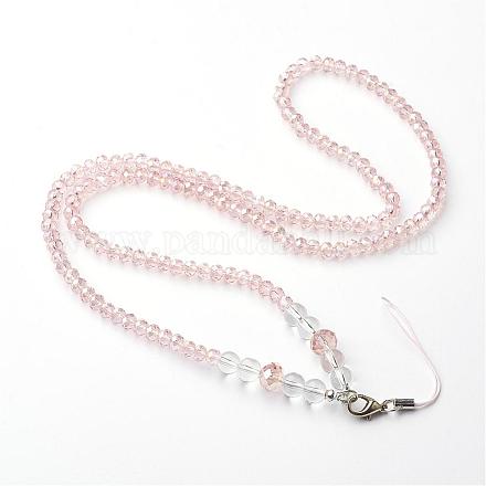 Glass Crystal Beaded Mobile Straps MOBA-G063-01-1