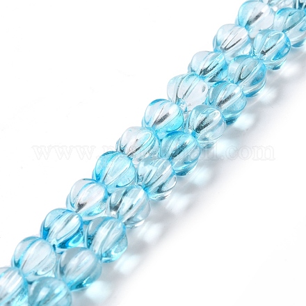 Chapelets de perles en verre transparente   GLAA-F114-02A-04-1