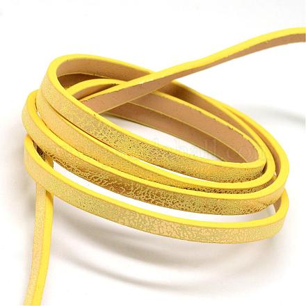 Silver Plated Imitation Leather Cords LC-R010-14L-1