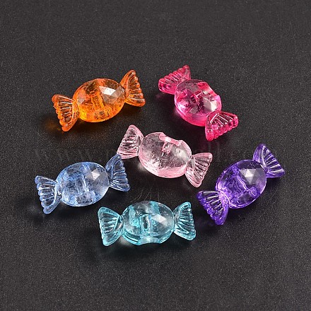 Perles en acrylique transparente PL645Y-1
