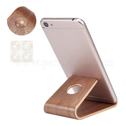 NBEADS Wooden Cell Phone Stand AJEW-WH0314-63-1