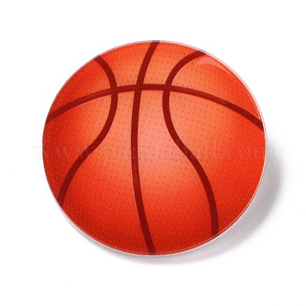 Broche de sécurité acrylique de basket-ball JEWB-D009-06P-1