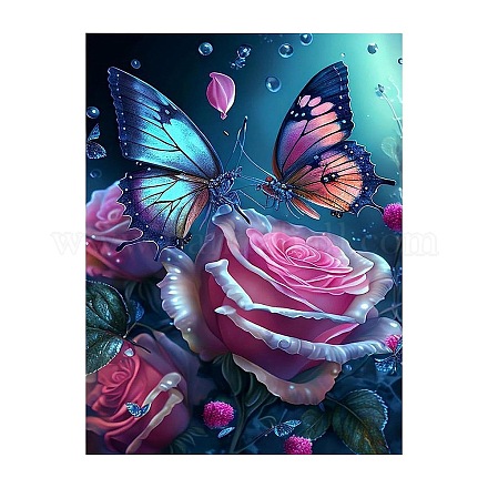 Цветок бабочка поделки алмазов набор для рисования PW-WG67709-03-1