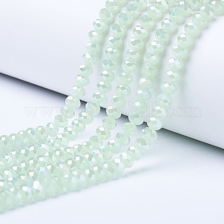 Electroplate Glass Beads Strands EGLA-A034-J3mm-B03-1